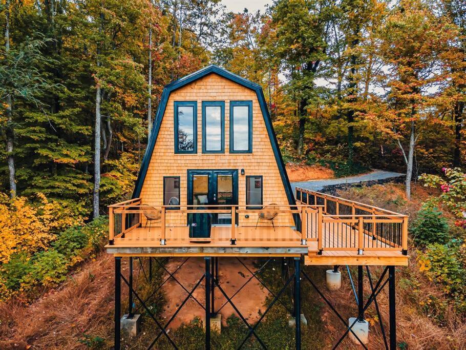 Secluded Mtn View New! 10 Mins To Gatlinburg Or Park Villa Buitenkant foto