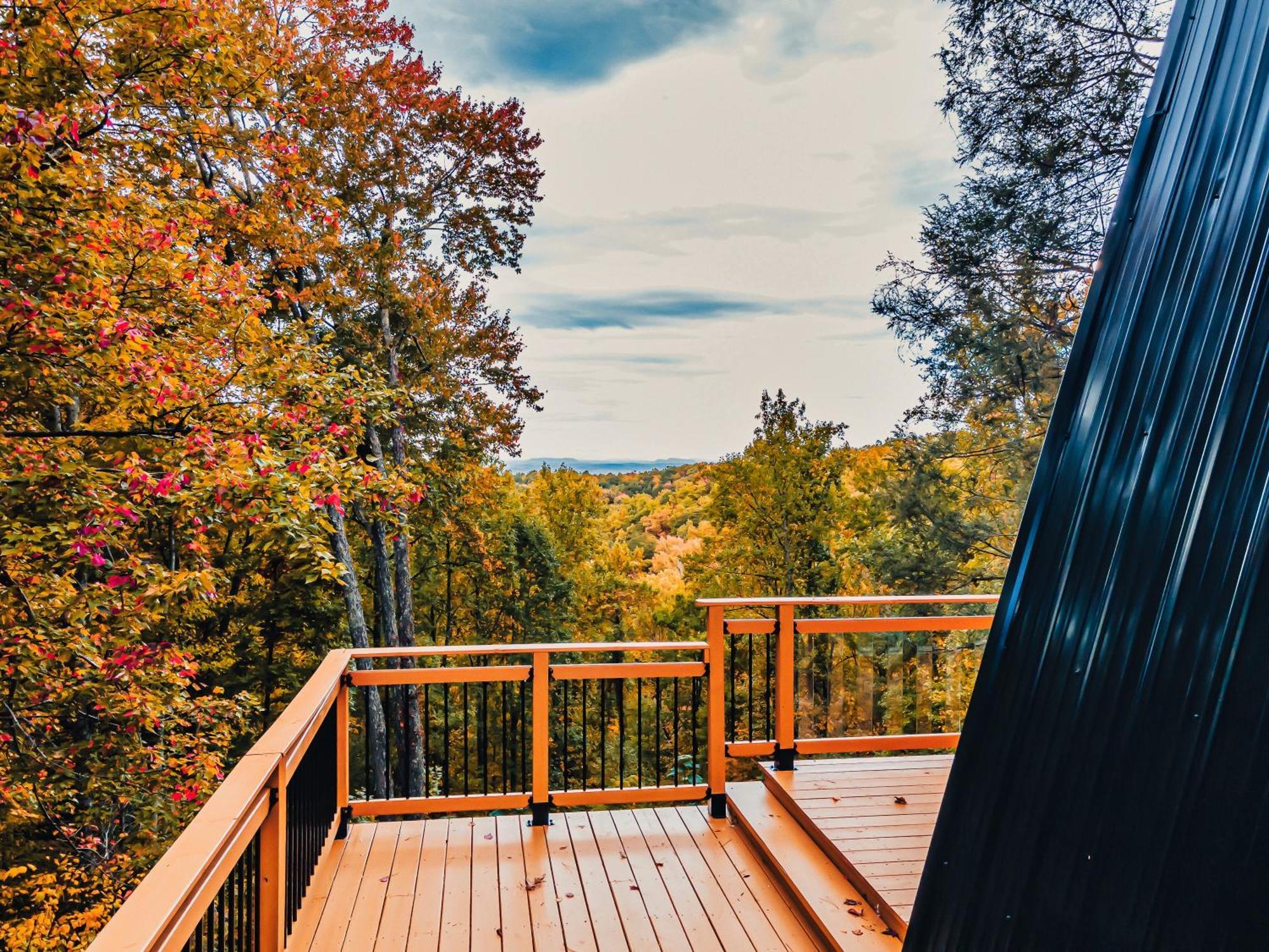 Secluded Mtn View New! 10 Mins To Gatlinburg Or Park Villa Buitenkant foto